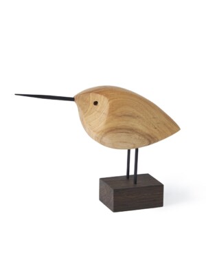 Статуэтка птица из дерева Warm Nordic Beak Bird сонный бекас