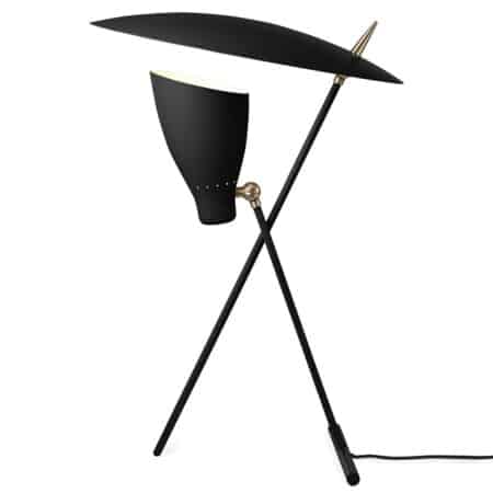 Настольная лампа Warm Nordic Silhouette в цвете черный нуар