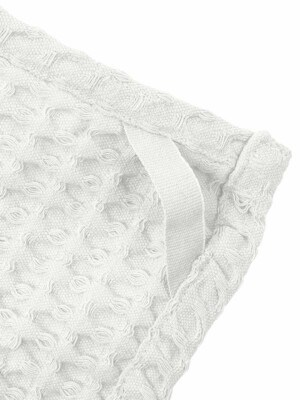 Стильное вафельное полотенце для рук, 50х75см белого цвета