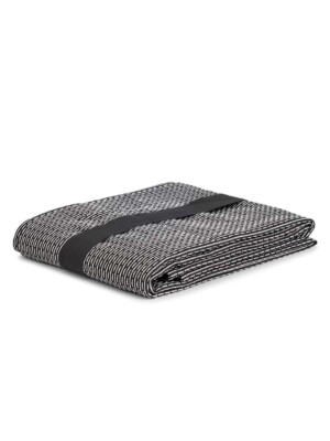 Стильное полотенце для тела с поясом, 155х60см серого цвета