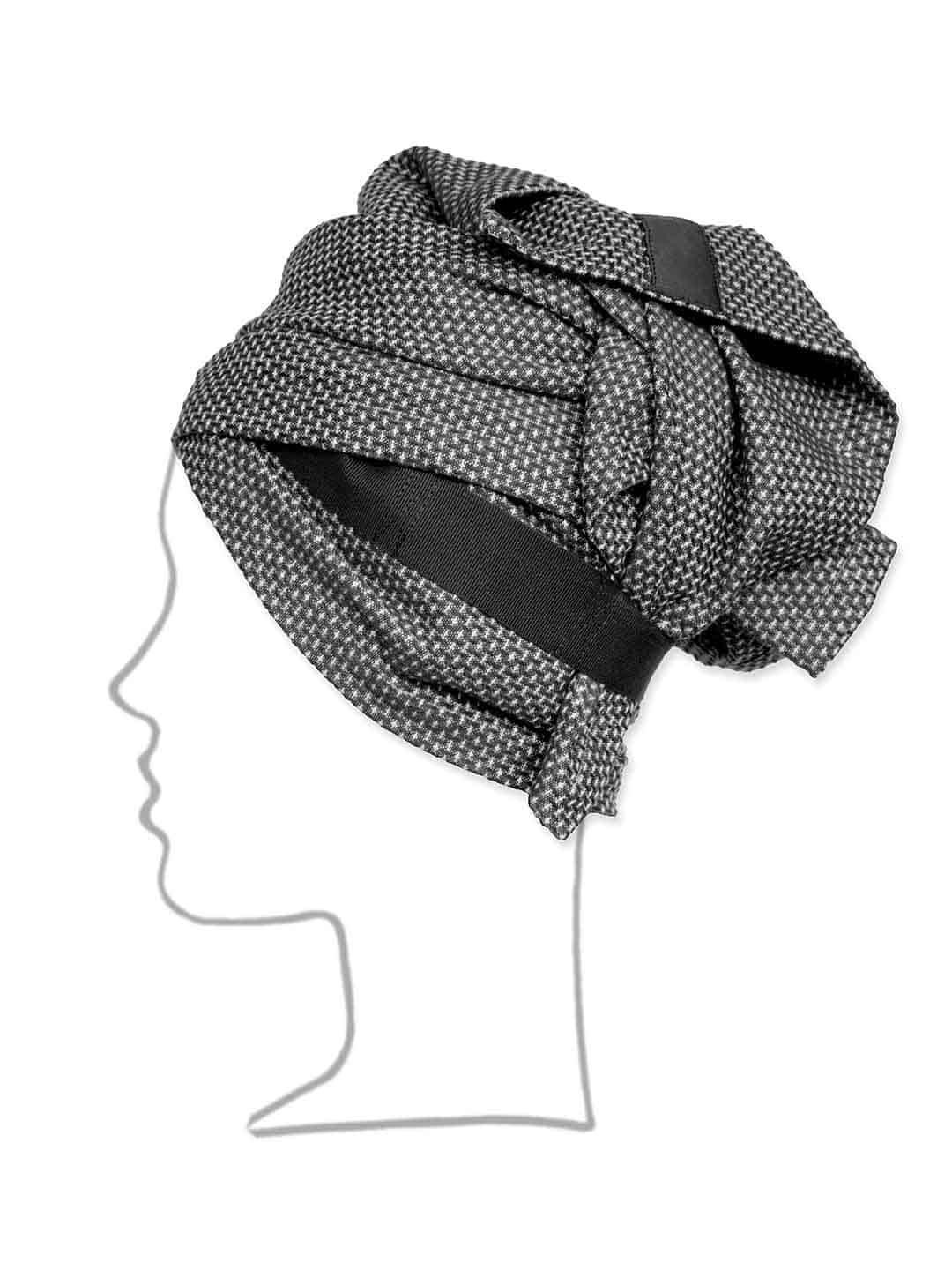Полотенце для волос TheOrganic, 120х40см пример повязки на голову