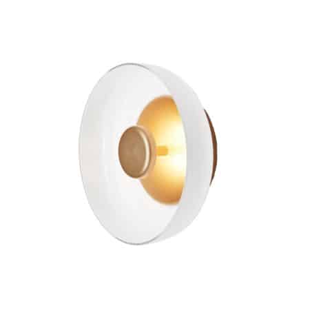 Дизайнерский настенный бра светильник Nuura Blossi opal вид сбоку