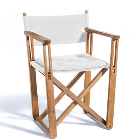 Обеденный стул Skargaarden Kryss белый на белом фоне