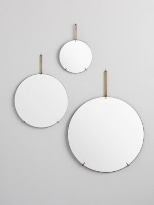 Коллекция круглых зеркал Moebe Wall