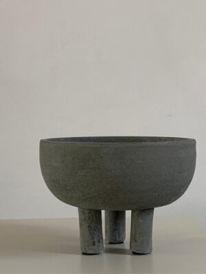 Серая керамическая чаша для декорирования интерьера 101Copenhagen Duck Bowl