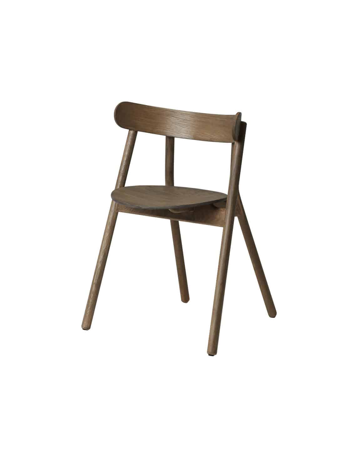 Элегантный обеденный стул Northern Oaki из дымчатого дуба