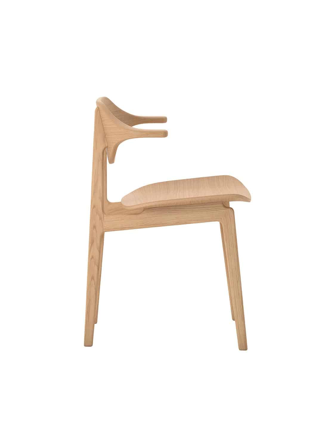 Дизайнерский обеденный стул NORR11 Buffalo из дуба