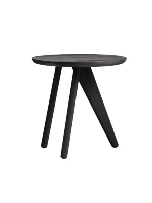 Дизайнерский кофейный стол NORR11 Fin Side из черного дуба