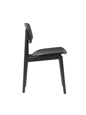 Дизайнерский обеденный стул NORR11 NY11 из черного дуба