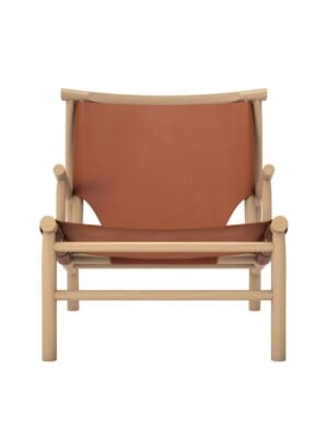 Кресло для отдыха NORR11 Samurai ручной работы из натурального дуба