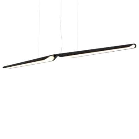 Подвесной светильник с уникальным дизайном Tunto Swan Pendant черный дуб