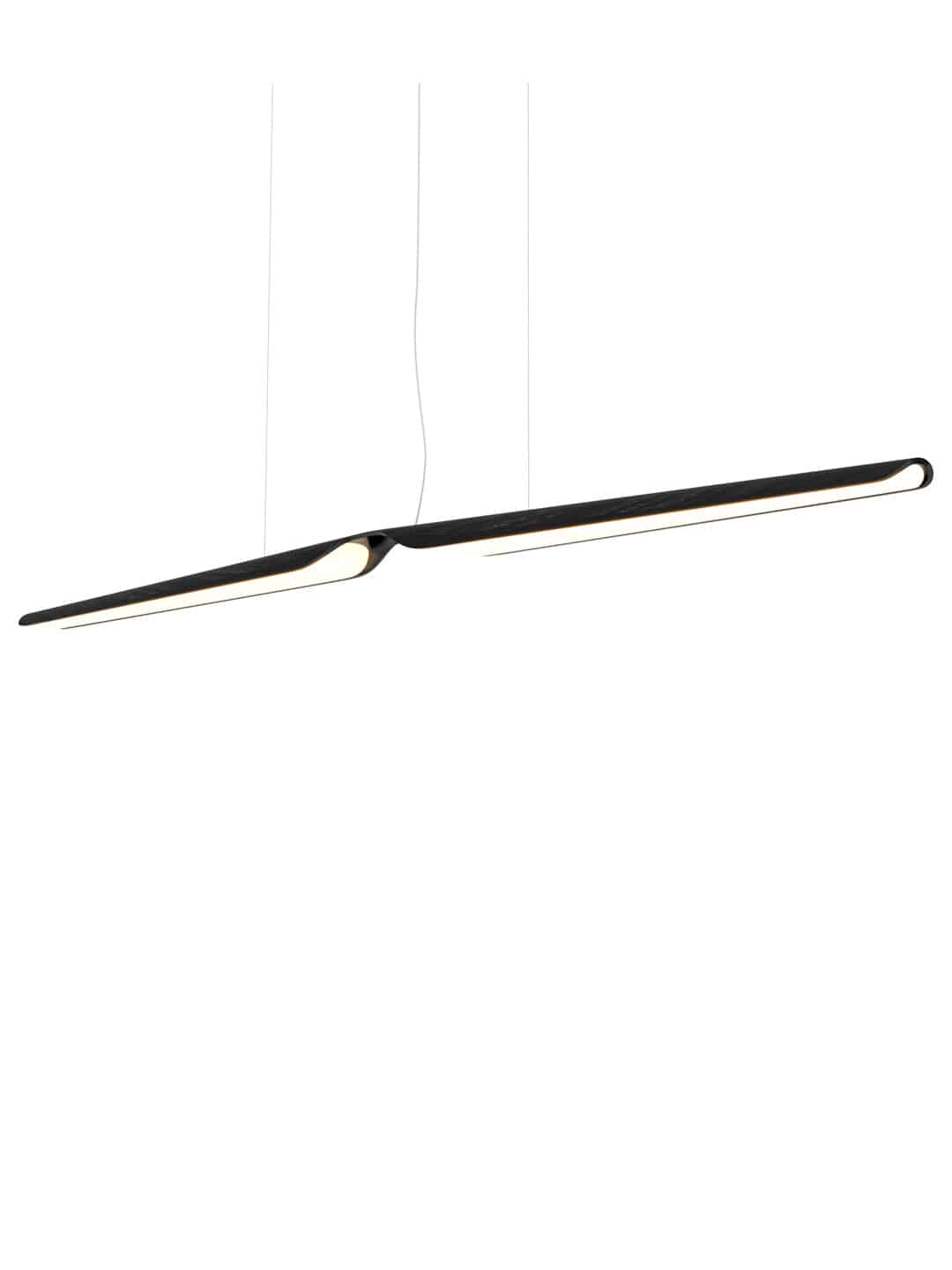 Подвесной светильник с уникальным дизайном Tunto Swan Pendant черный дуб