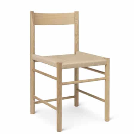 Стильный обеденный стул Brdr. Kruger F-Chair из натурального ясеня