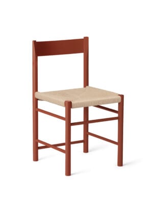 Дизайнерский обеденный стул Brdr. Kruger F-Chair из красного ясеня