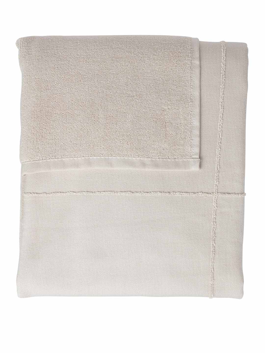 Стильное банное полотенце, 70x160см белого цвета