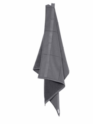 Банное полотенце, 70x160см серого цвета премиум класса