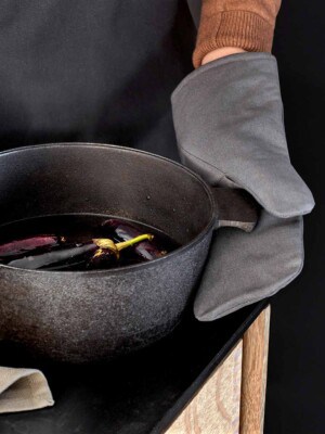 Классические перчатки для духовки и натуральных материалов