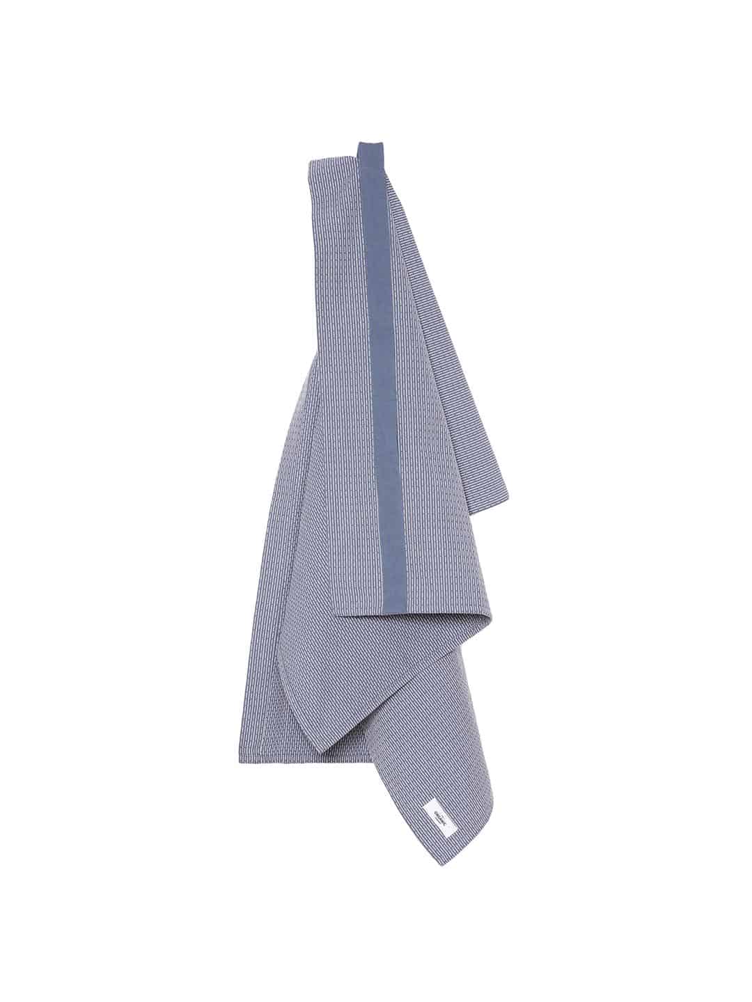 Дорогое полотенце для тела с поясом, 155х60см серо-голубого цвета