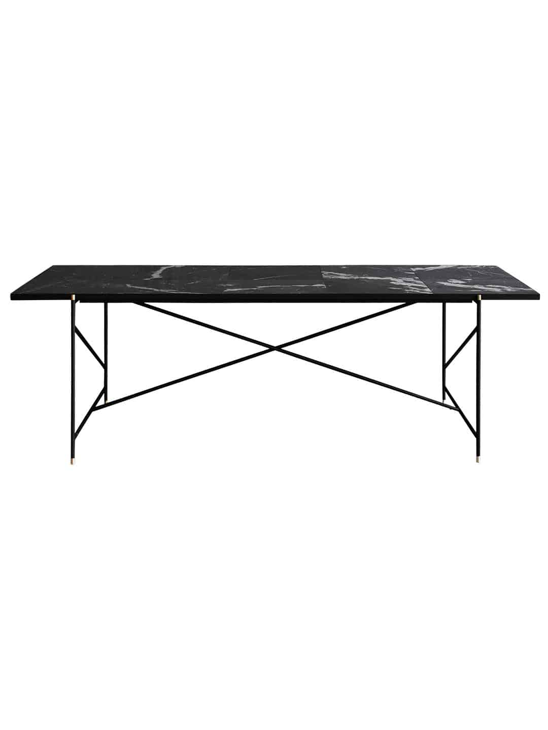 Дизайнерский обеденный стол HANDVARK 230 черного цвета