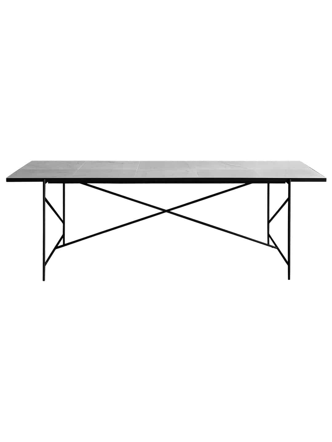 Минималистичный обеденный стол HANDVARK 230 белого цвета
