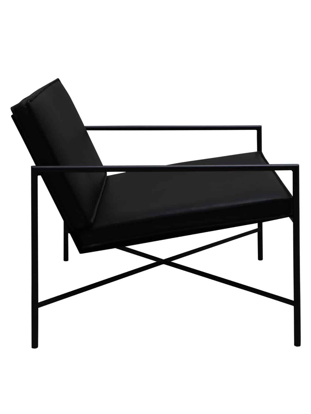 Элегантное кресло для отдыха HANDVARK черного цвета