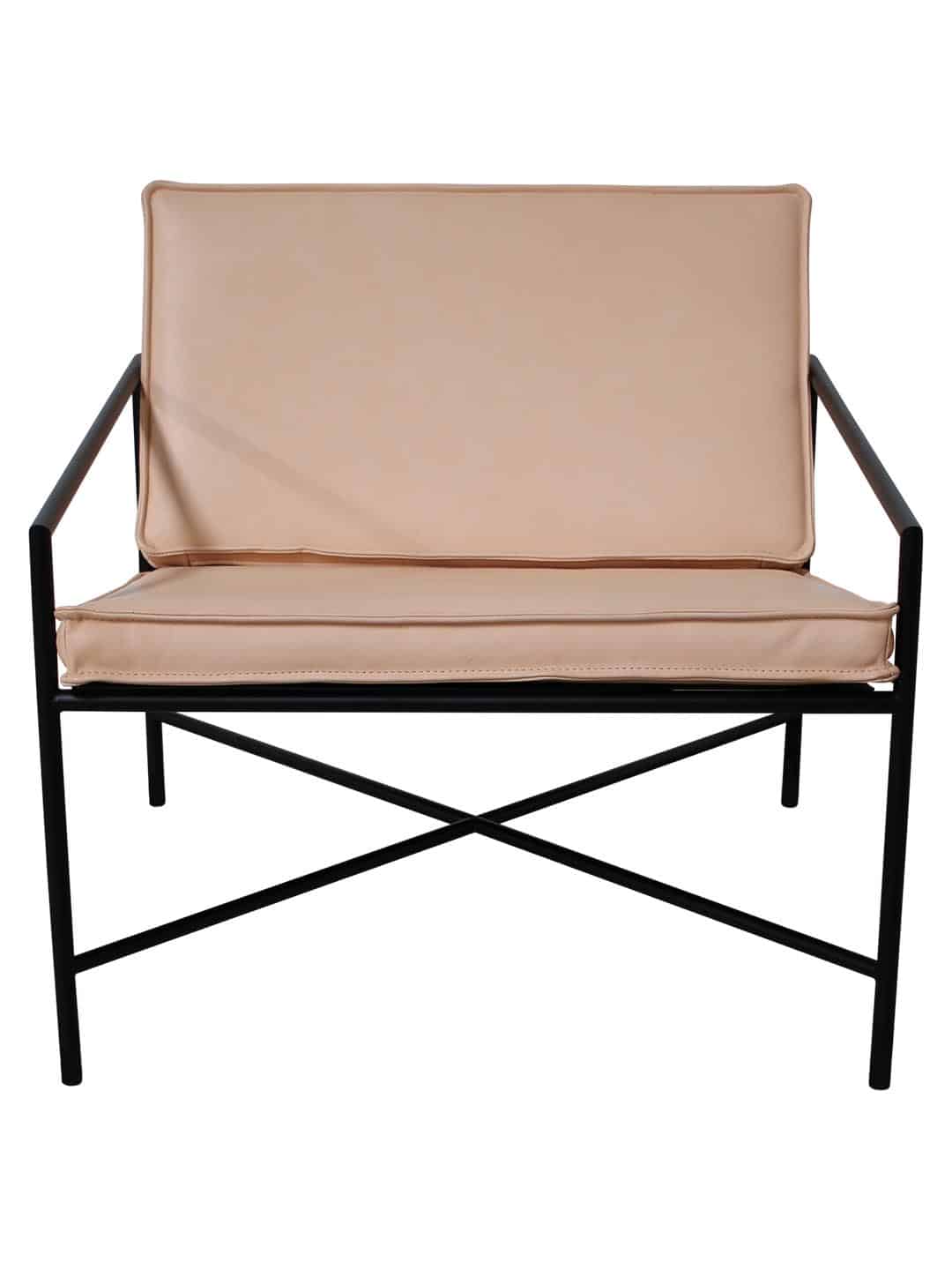Дизайнерское кресло для отдыха HANDVARK светло-коричневого цвета