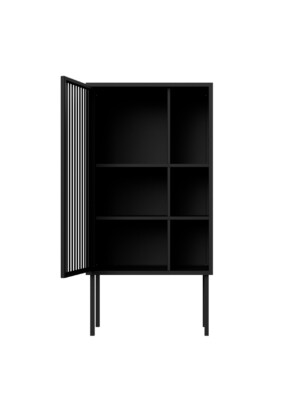 Книжный шкаф Nichba черного цвета премиум класса