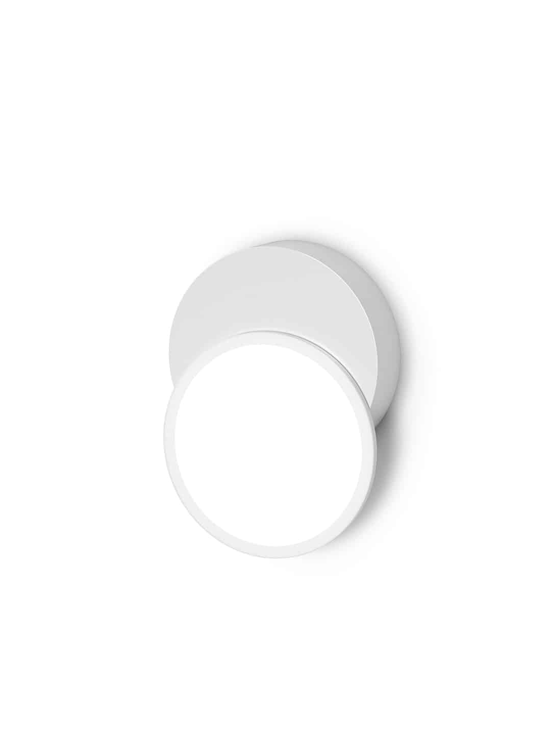 Стильный настенный светильник Tunto Dot 01 белого цвета