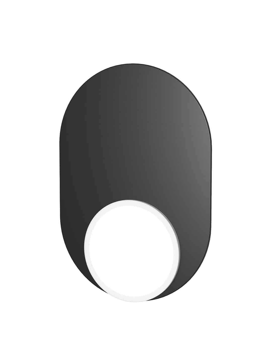 Минималистичный настенный светильник Tunto Dot 03 черного цвета