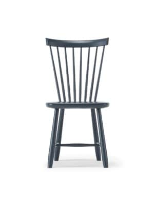Красивый обеденный стул Stolab Lilla Aland темно-голубого цвета