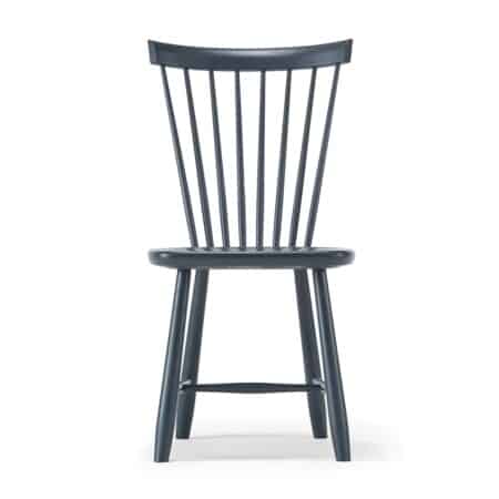Красивый обеденный стул Stolab Lilla Aland темно-голубого цвета
