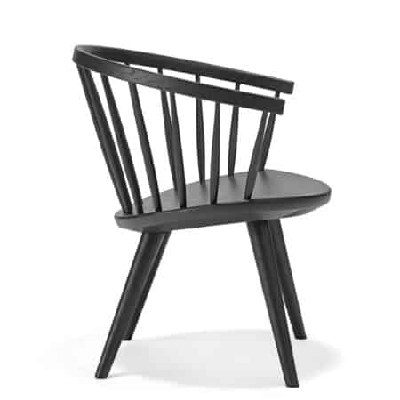 Красивое кресло для отдыха Stolab Arka черного цвета
