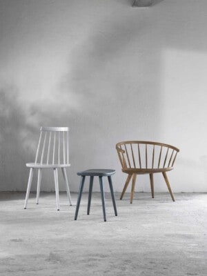 Скандинавское кресло для отдыха Stolab Arka в светлом помещении