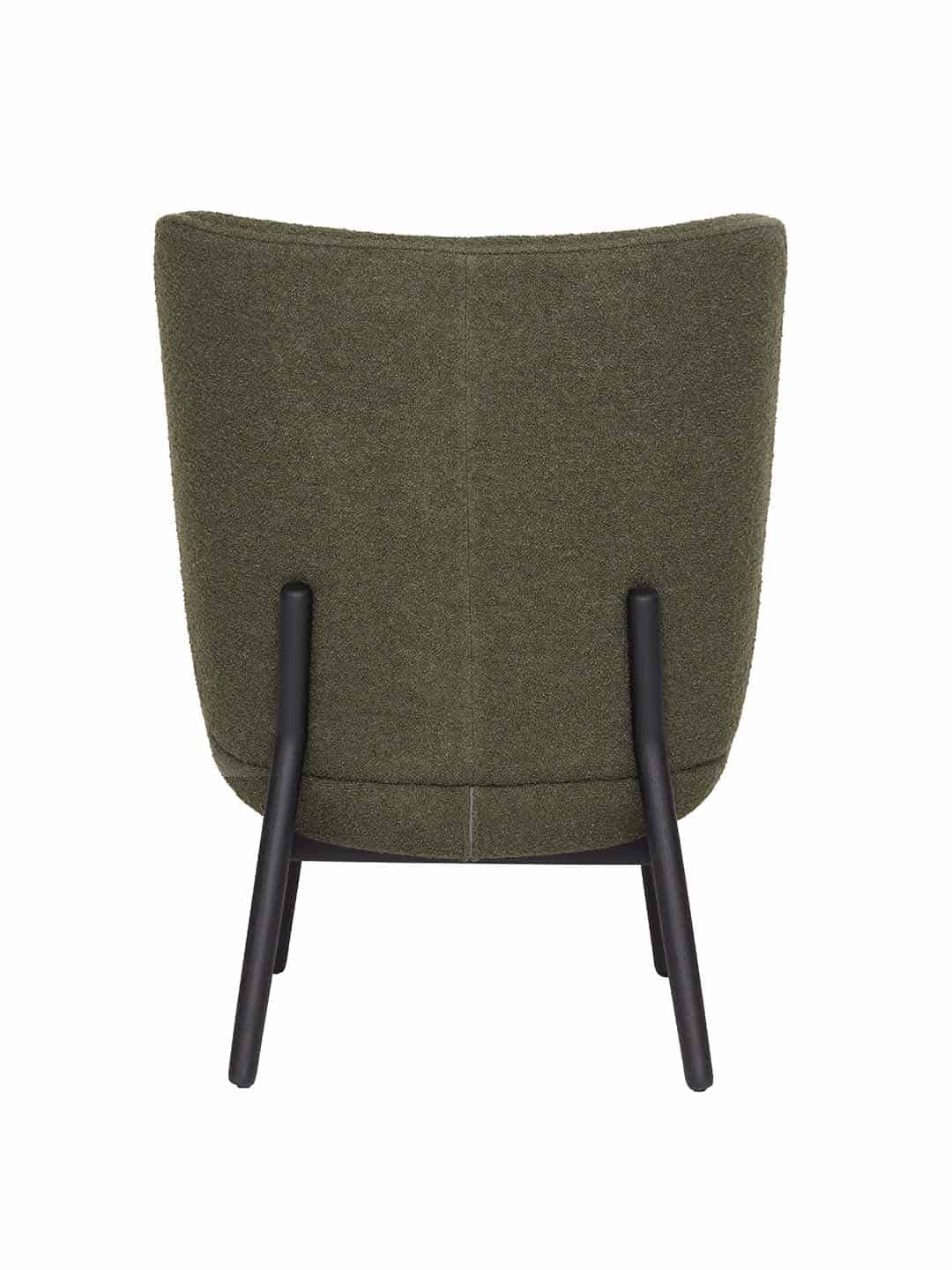 Красивое кресло Fogia Embrace зеленого цвета