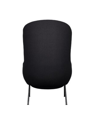 Стильное кресло Fogia Mame черного цвета