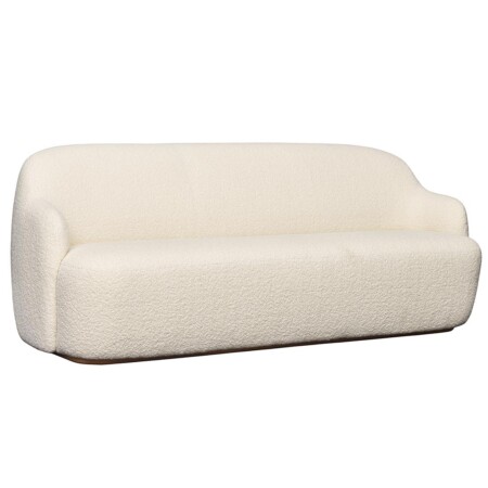 Классический диван Fogia Barba белого цвета