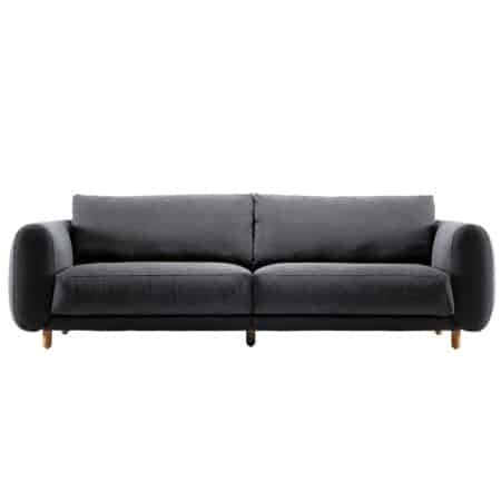 Красивый диван Fogia Campo темно-серого цвета