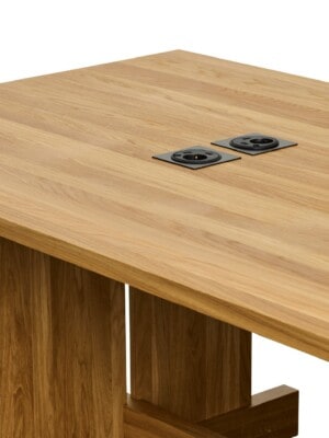 Дизайнерский обеденный стол Fogia Grande из натурального дуба