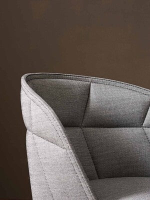 Кресло Garsnas Emily в скандинавском стиле серого цвета