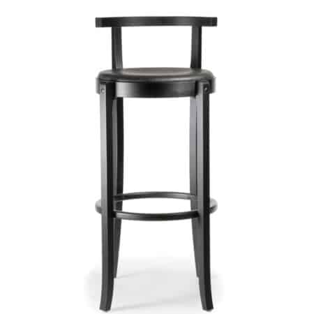 Дизайнерский барный стул Garsnas Gastis черного цвета