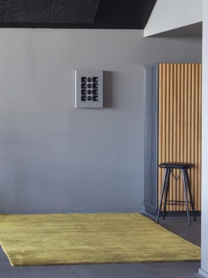 Элегантный ковер Massimo Earth Bamboo в минималистичном интерьере