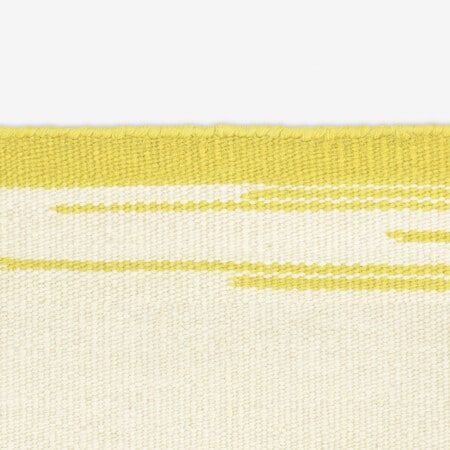 Красивый ковер Kvadrat Kelim Pattern Twin Set желтого цвета