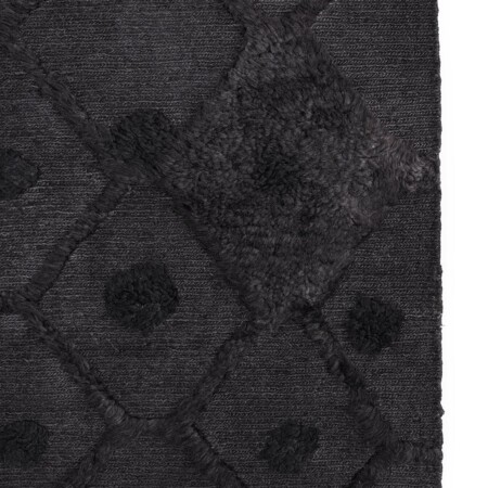 Скаднинавский ковер Massimo Bur-Bur черного цвета