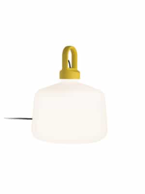 Настольная лампа Zero Lighting Bottle желтого цвета в скандинавском стиле