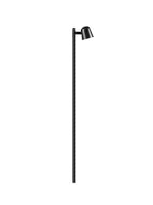 Уличный светильник Zero Lighting Convex Pole премиум класса черного цвета
