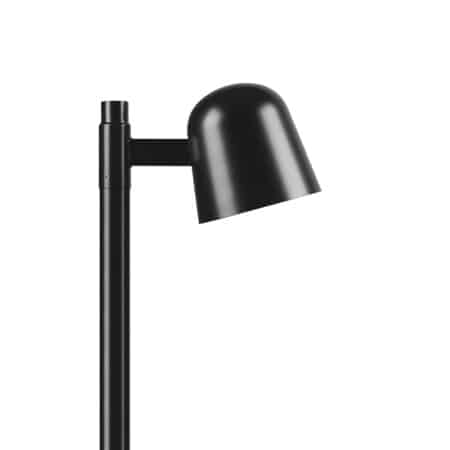 Стильный уличный светильник Zero Lighting Convex Pole черного цвета