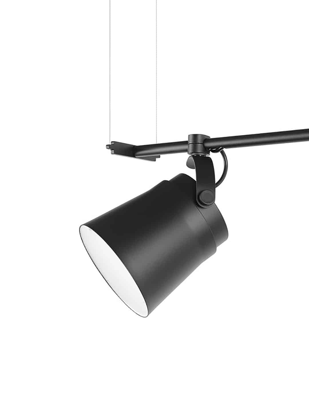 Стильный подвесной светильник Zero Lighting Ginza Horisontal черного цвета