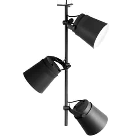 Подвесной светильник Zero Lighting Ginza Vertical в скандинавском стиле черного цвета