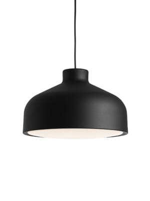 Подвесной светильник Zero Lighting Lens в скандинавском стиле черного цвета