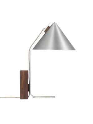 Металлическая настольная лампа Kristina Dam Cone серого цвета премиум класса